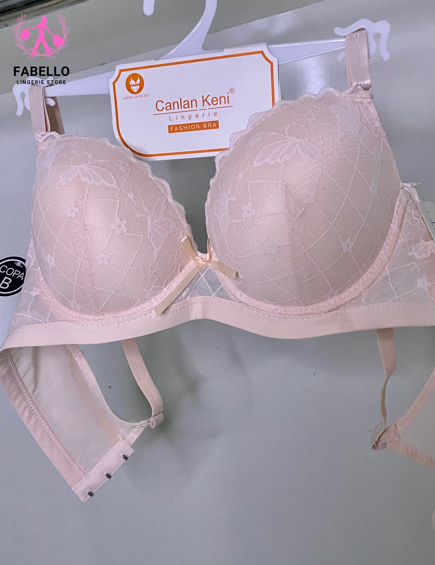 Fabello Women’s Soft Net Bra