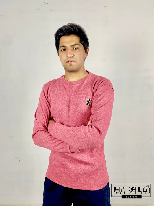“Giordano Carrot-Colored Sweatshirt – Premium Cotton Comfort for Men