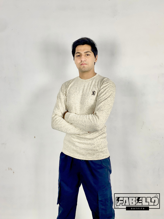 Giordano Sweatshirt Beige Color - Risk Stone C107