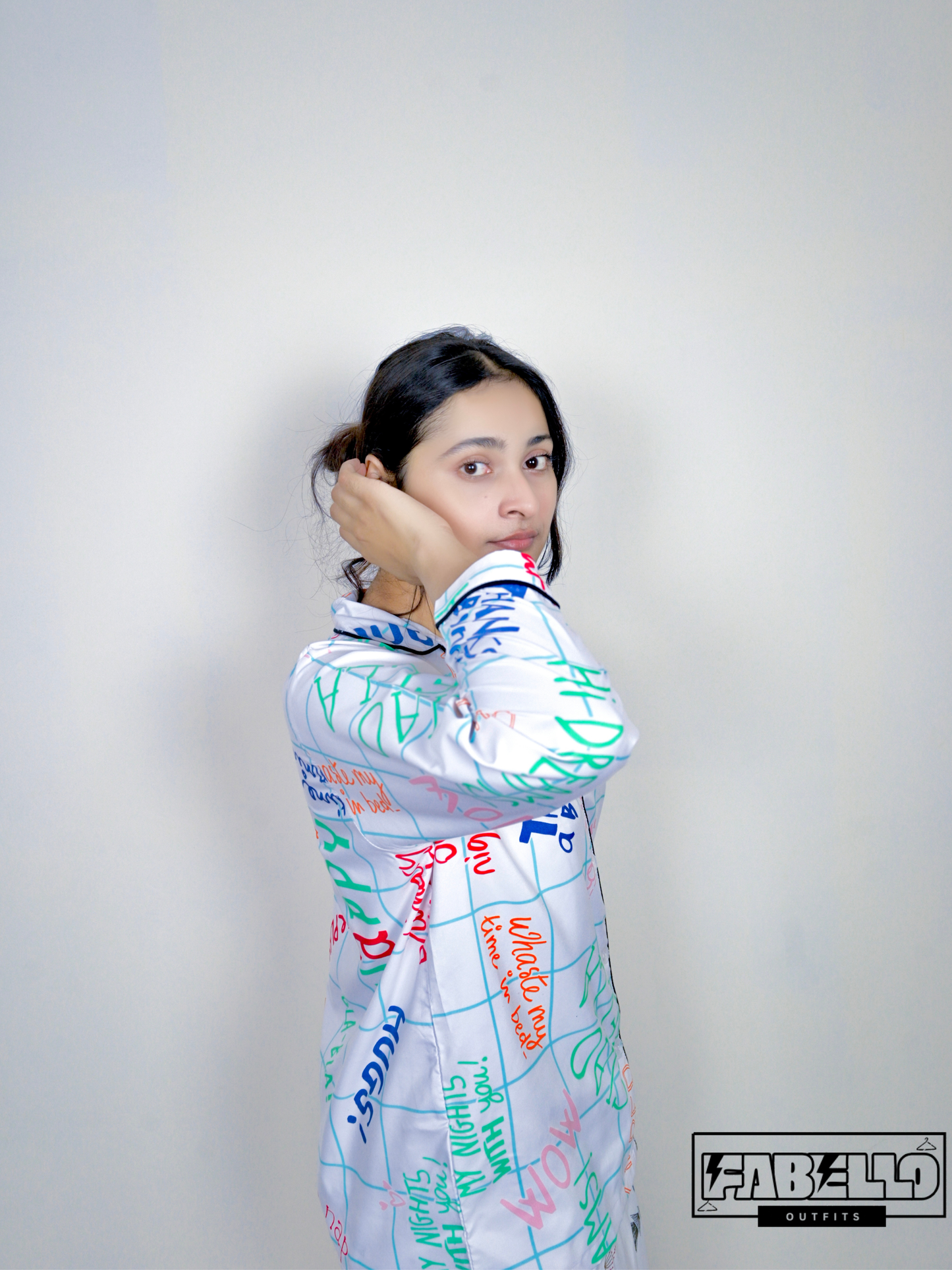 Zara Ladies Night Suit Happy Night