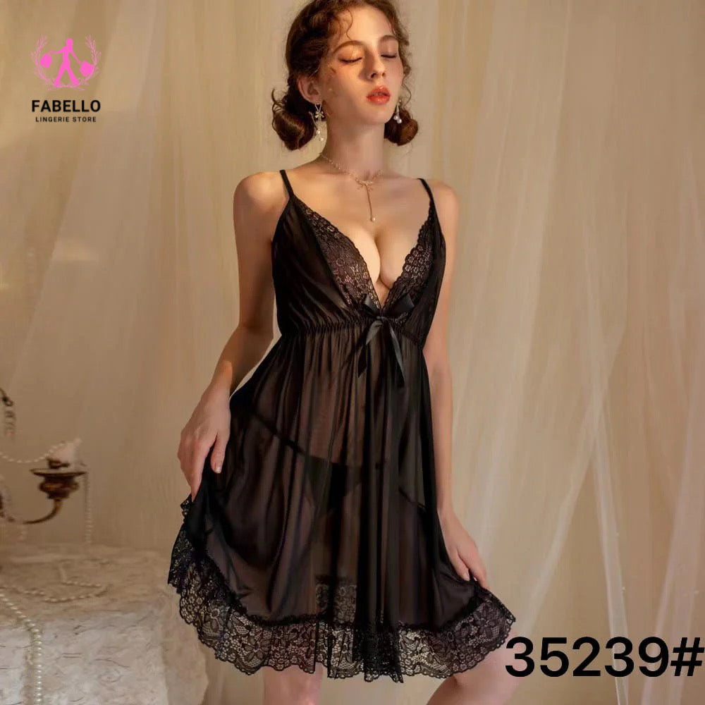 Bridal Babydoll Nighty Set