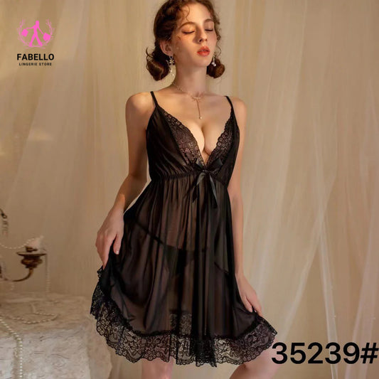 Bridal Babydoll Nighty Set