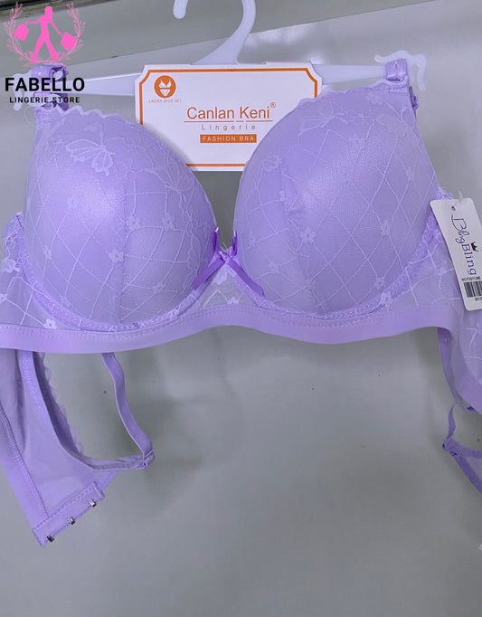 Fabello Thin Padded Embroidered Bra for Women