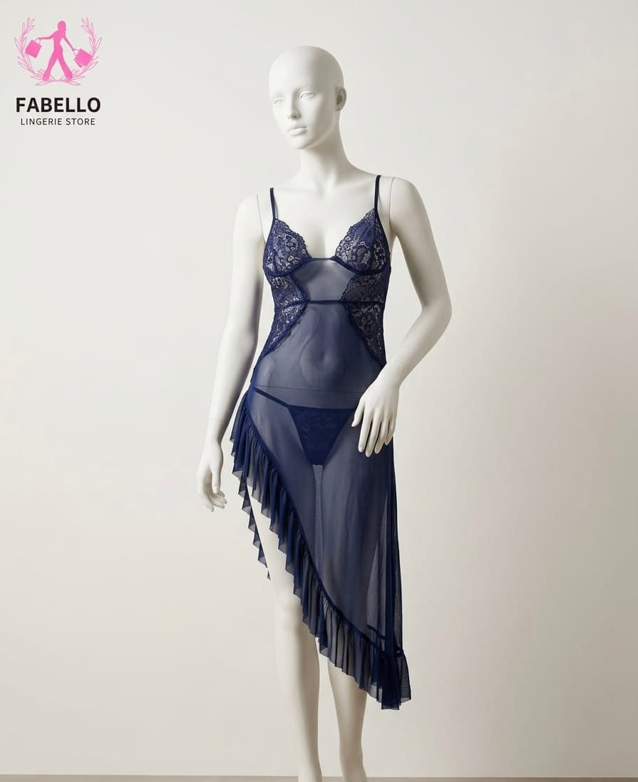 Fabello Women's Bridal Lace Babydoll Lingerie