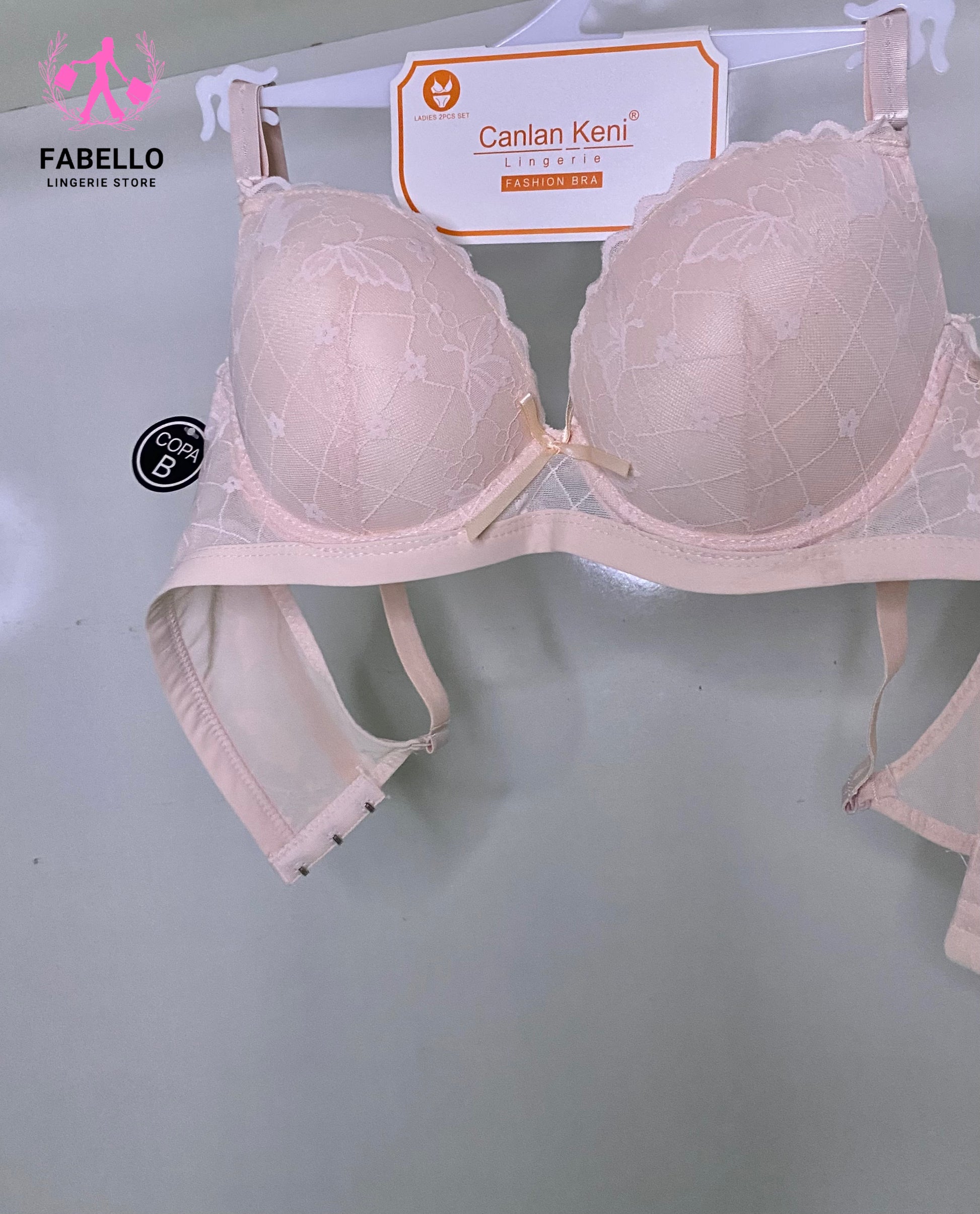 Fabello Women’s Soft Net Bra