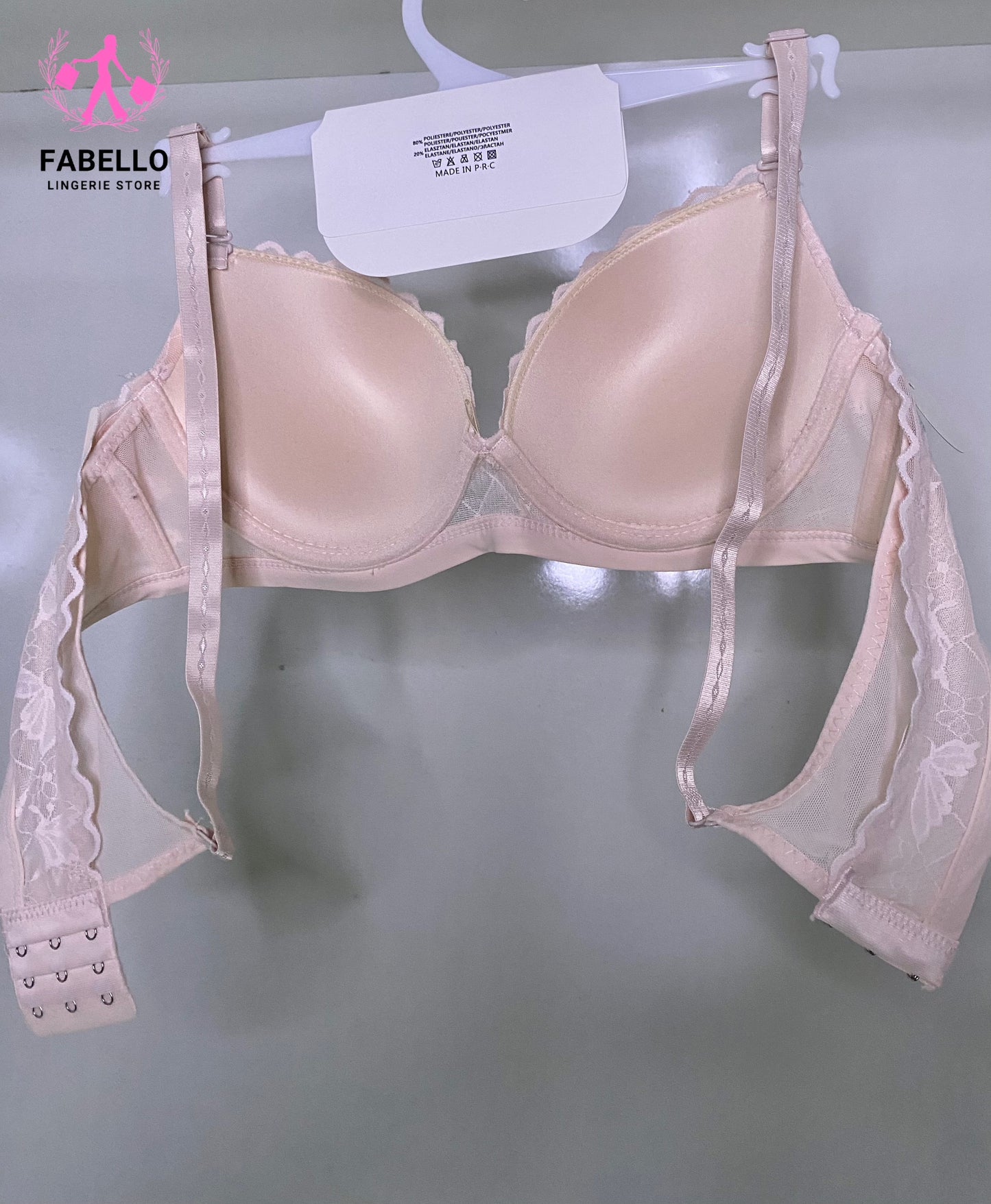 Fabello Women’s Soft Net Bra