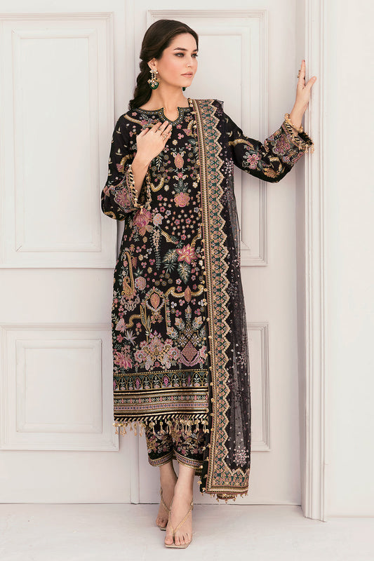 Baroque Chantelle Heavy Embroidered Suit Unstitched 3PC