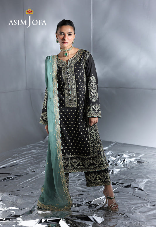 Asim Jofa Ajuev Embroidered 3PC Unstitched Suit