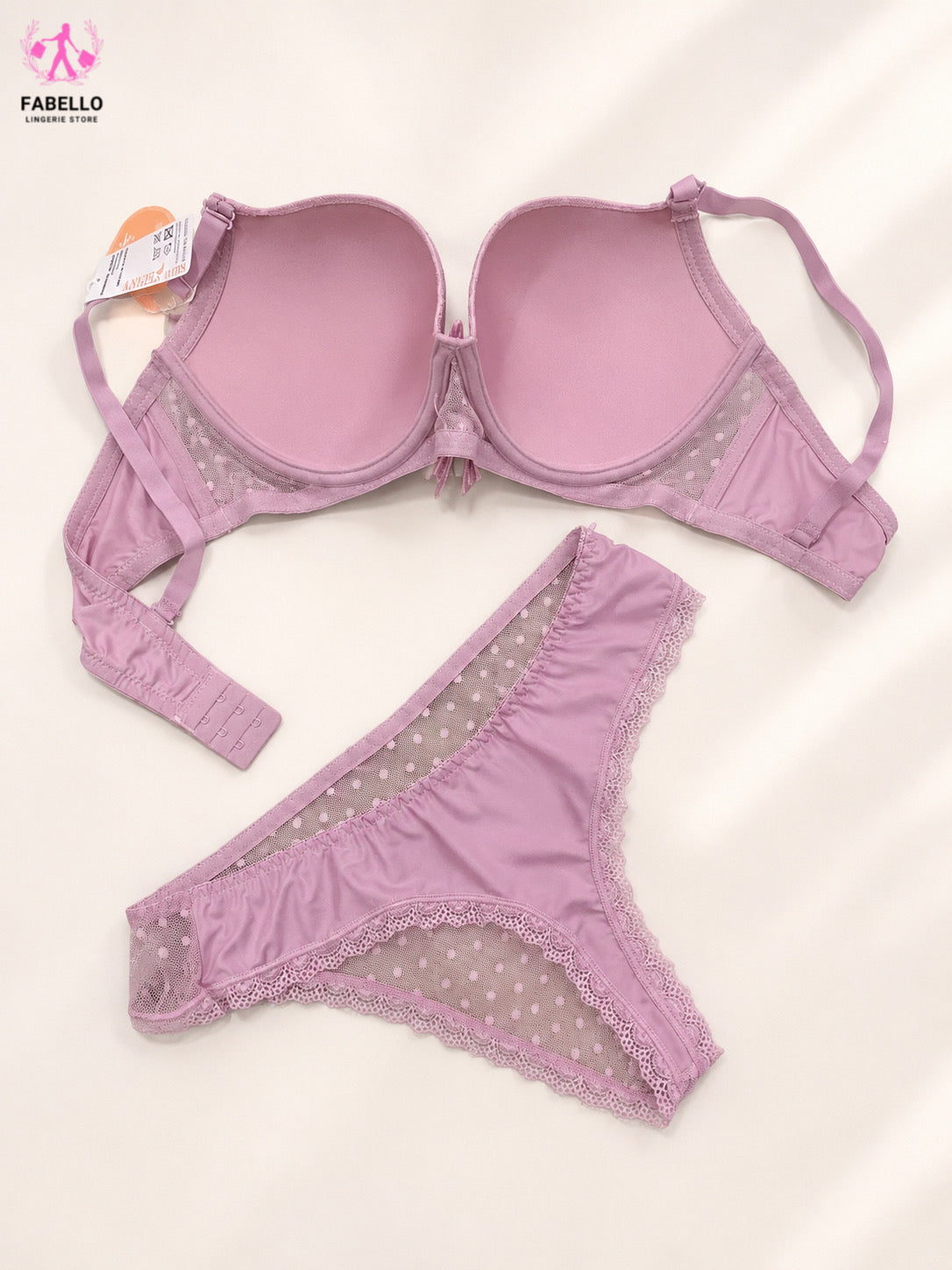 Premium Pink Mesh Lingerie Set for Women