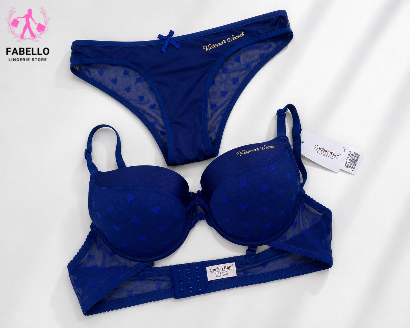 Premium Royal Blue Lingerie Set