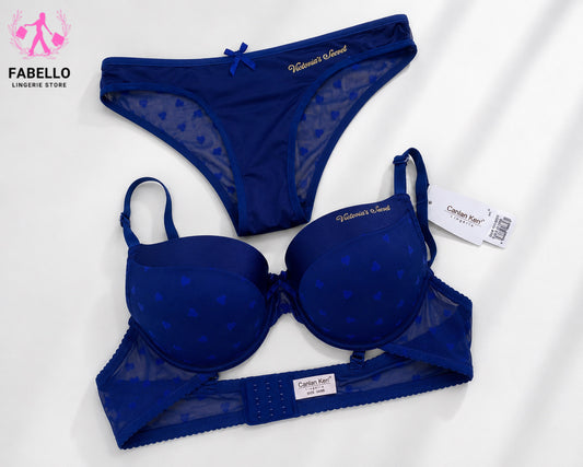 Premium Royal Blue Lingerie Set
