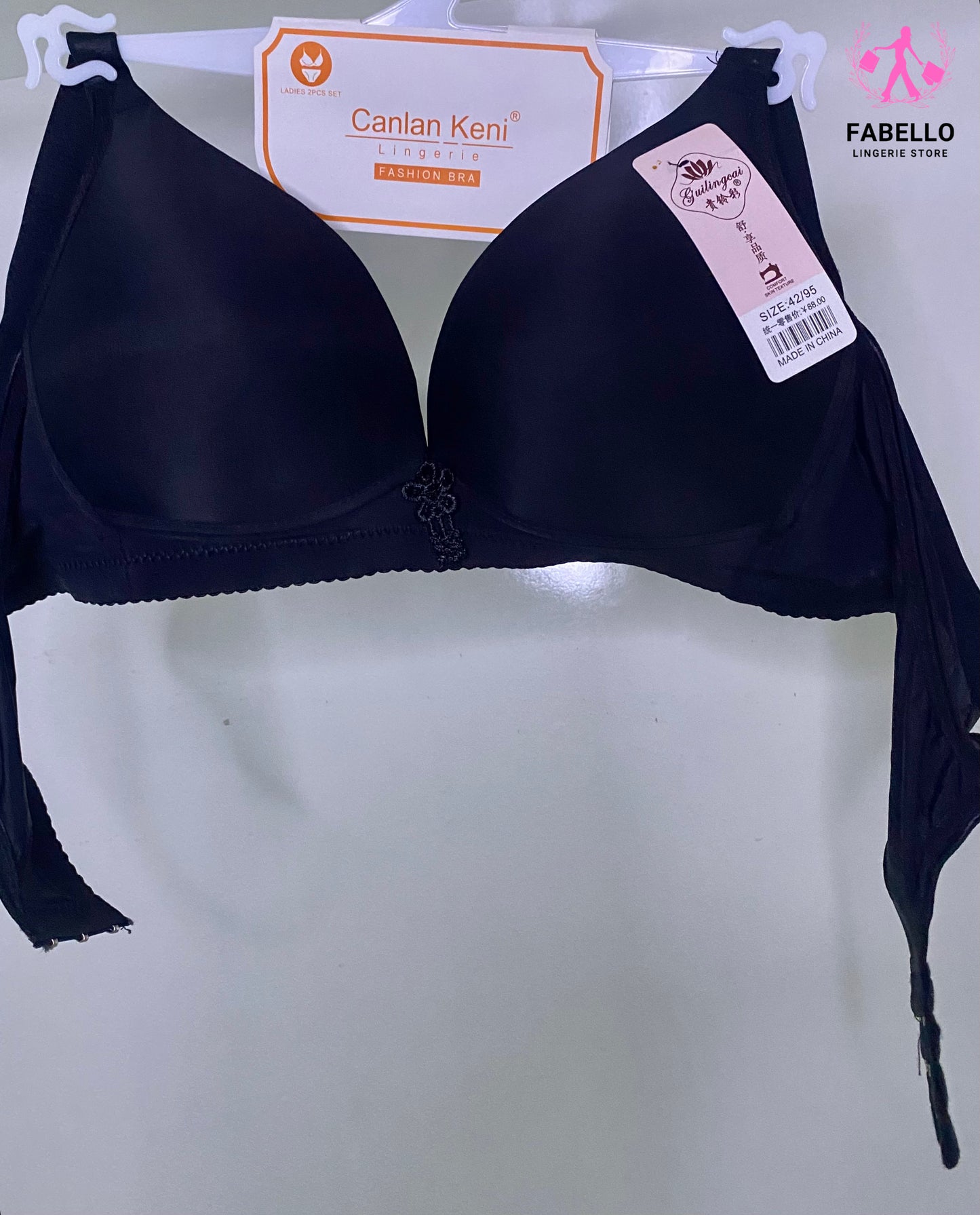 Single Padded T-Shirt Bra Black