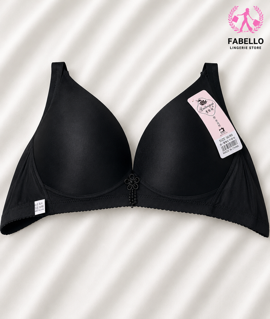 Single Padded T-Shirt Bra Black