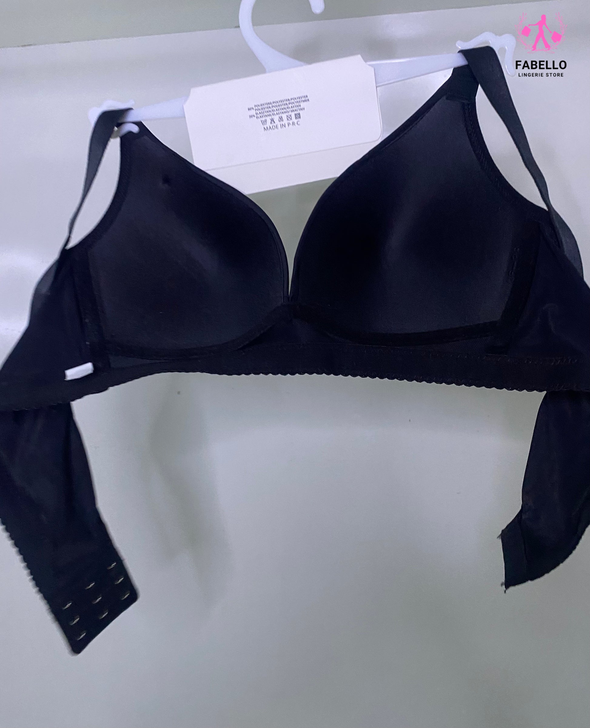 Single Padded T-Shirt Bra Black
