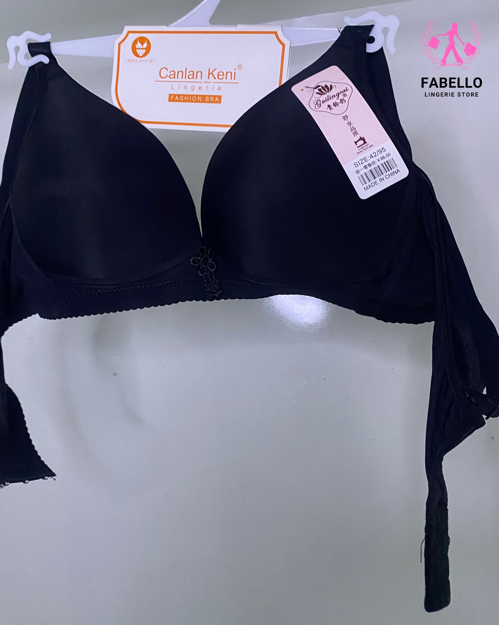 Single Padded T-Shirt Bra Black