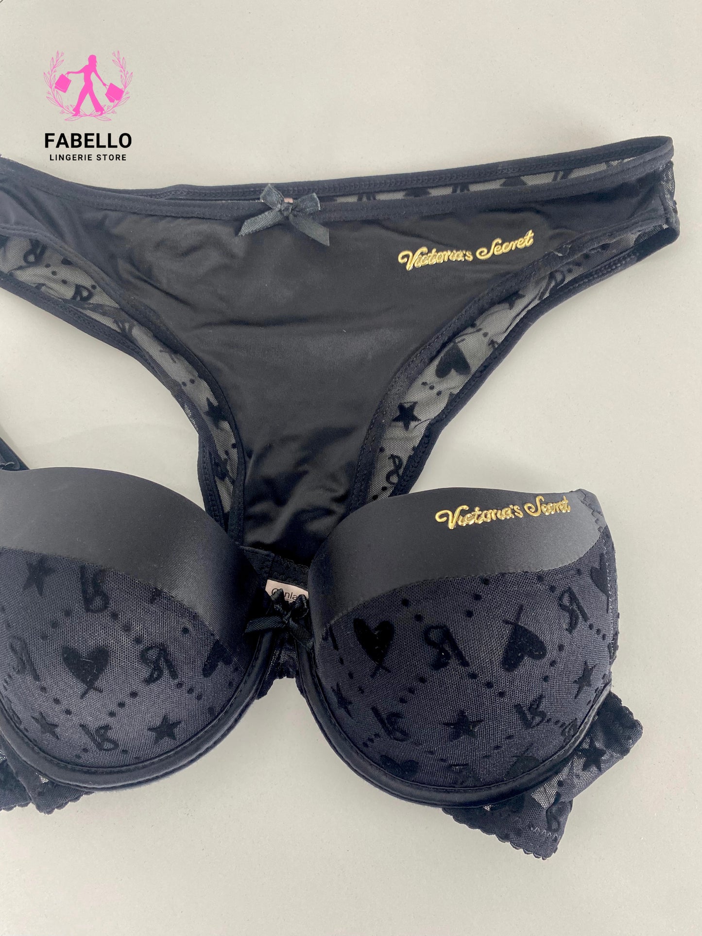 Victoria’s Secret Black Lingerie Set 