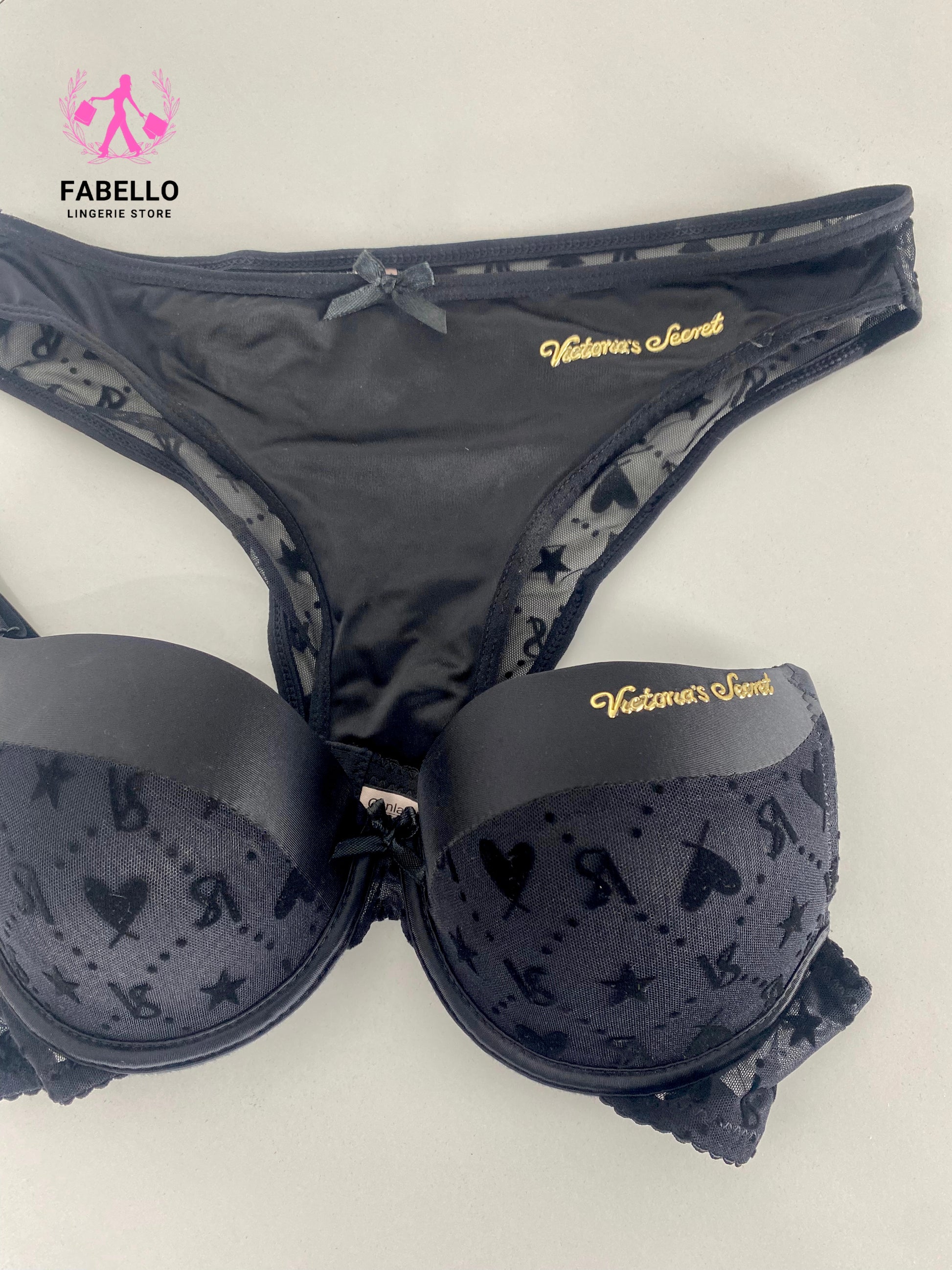 Victoria’s Secret Black Lingerie Set 