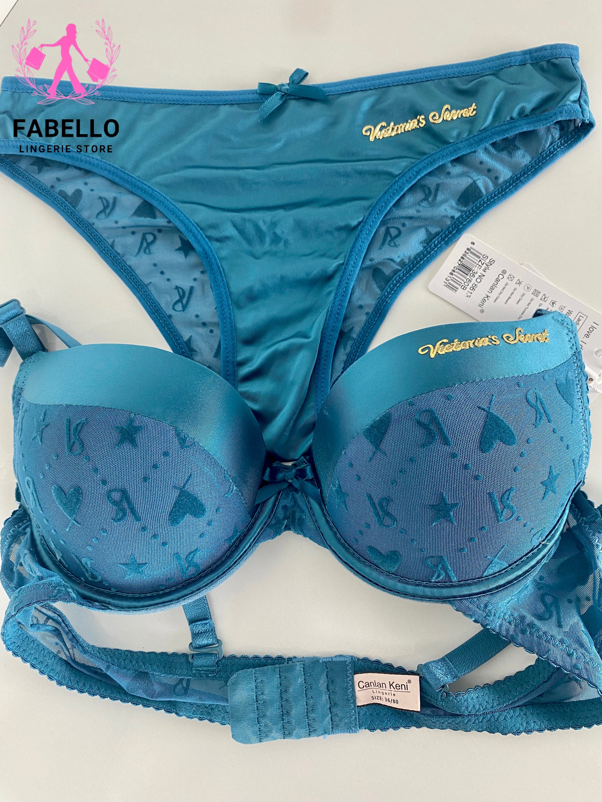 Victoria’s Secret Blue Comfort Lingerie Set