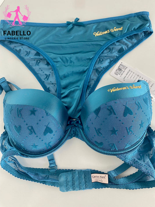 Victoria’s Secret Blue Comfort Lingerie Set