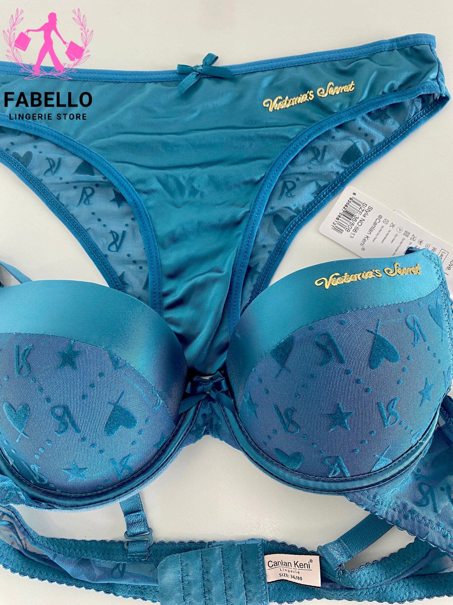 Victoria’s Secret Blue Comfort Lingerie Set