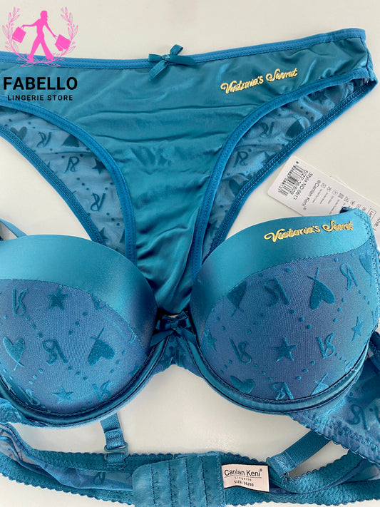 Victoria’s Secret Blue Comfort Lingerie Set