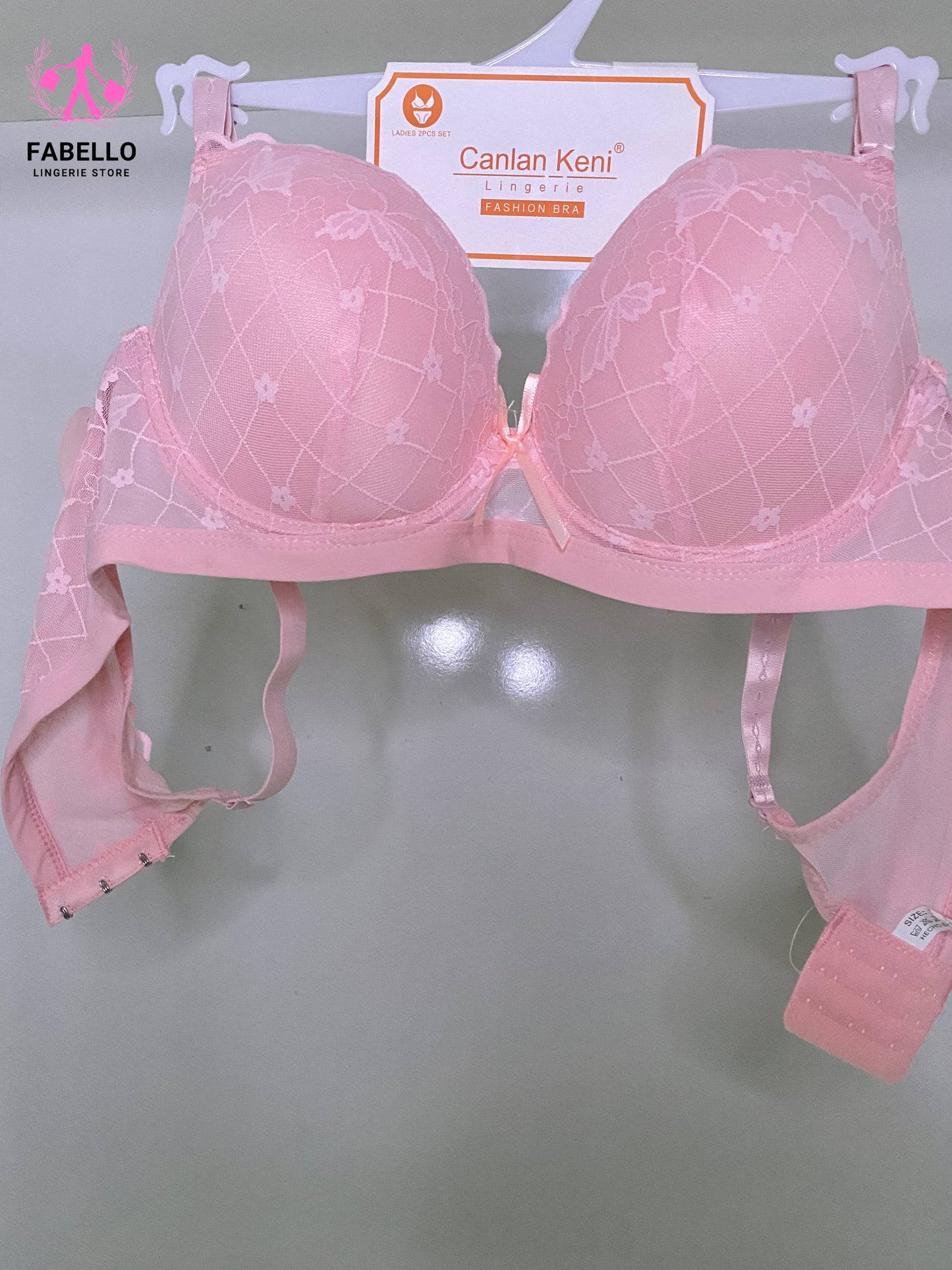 Women’s Double Padded Push-Up Bra Pink