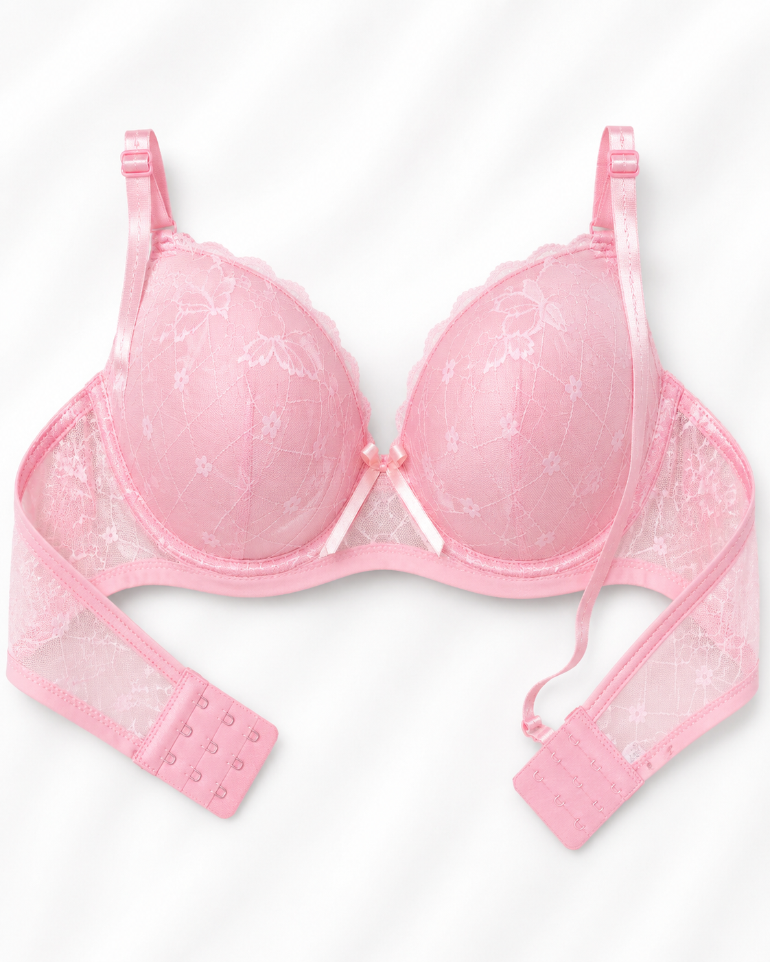 Women’s Double Padded Push-Up Bra Pink
