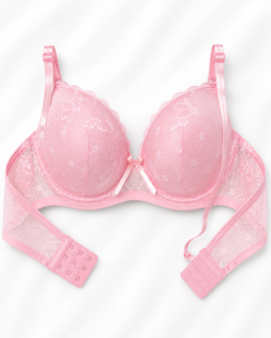 Women’s Double Padded Push-Up Bra Pink