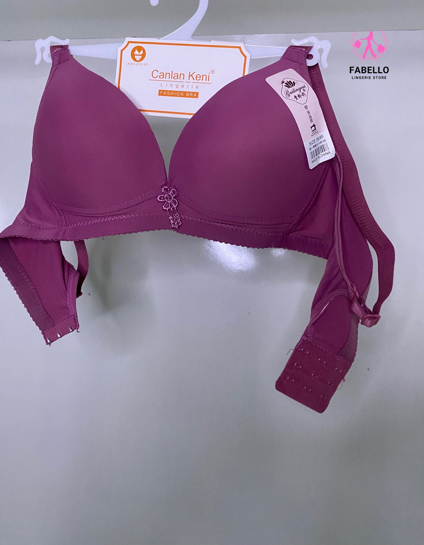 Women’s Single Padded Wired Demi Cup Bra Maroon Regular Wear Bra