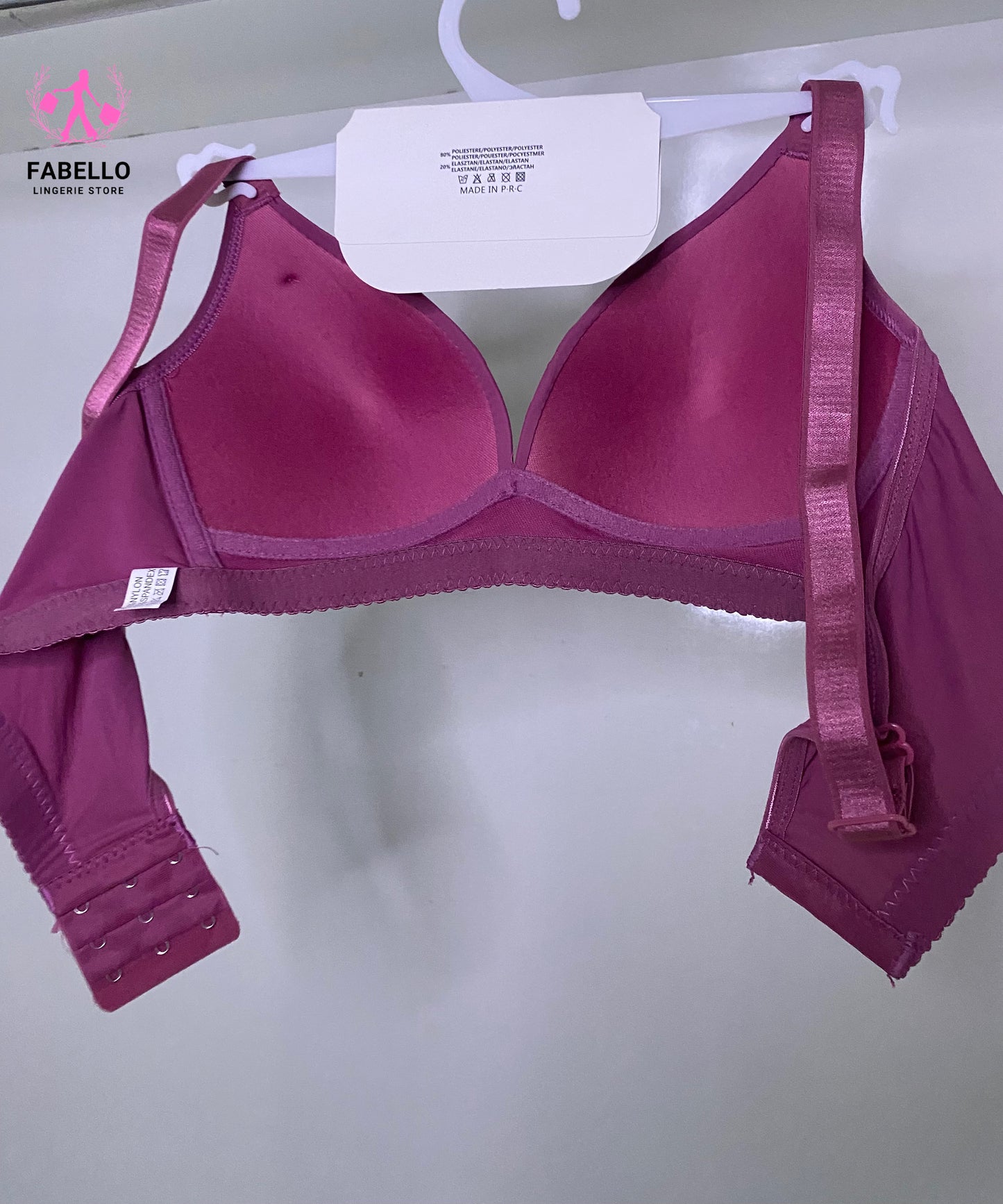 Women’s Single Padded Wired Demi Cup Bra Maroon Regular Wear Bra