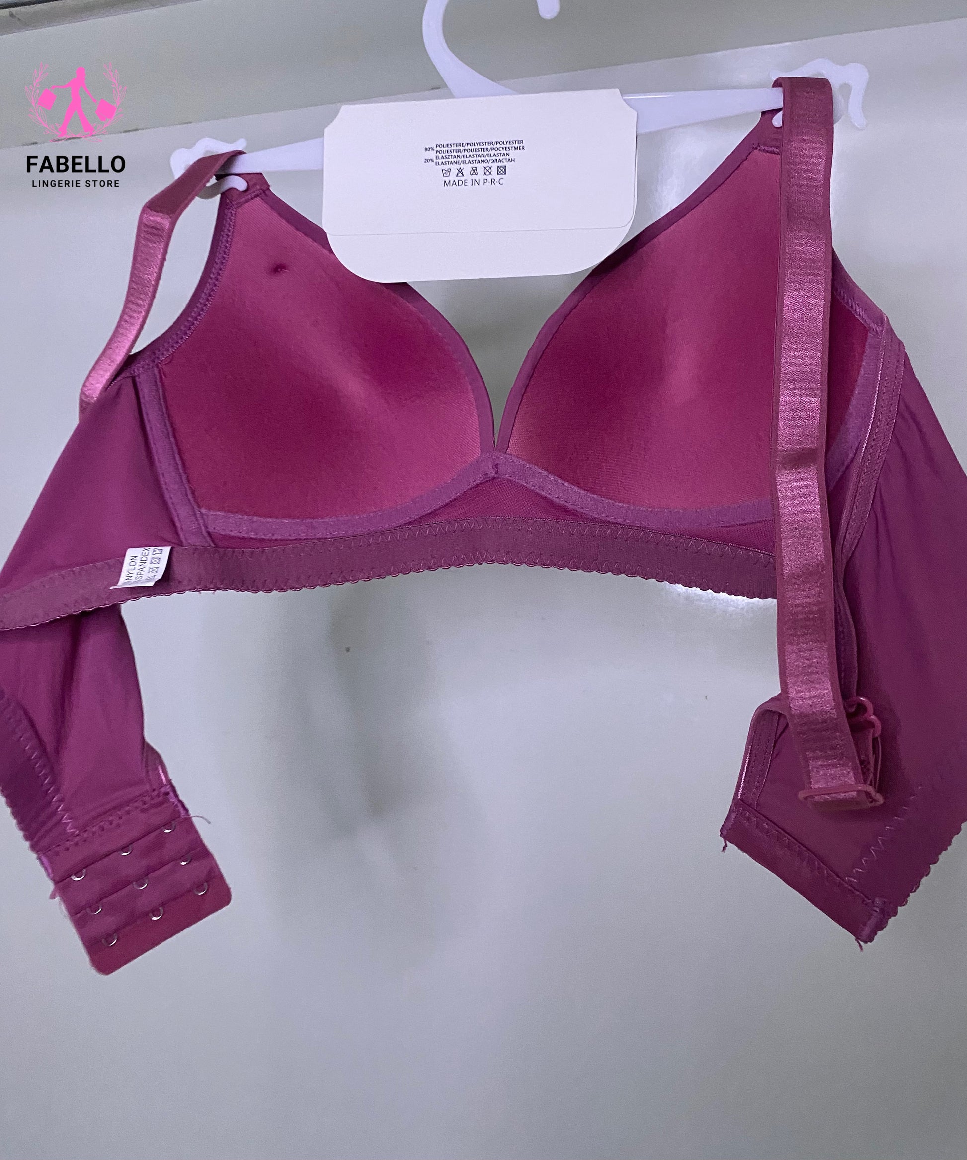 Women’s Single Padded Wired Demi Cup Bra Maroon Regular Wear Bra