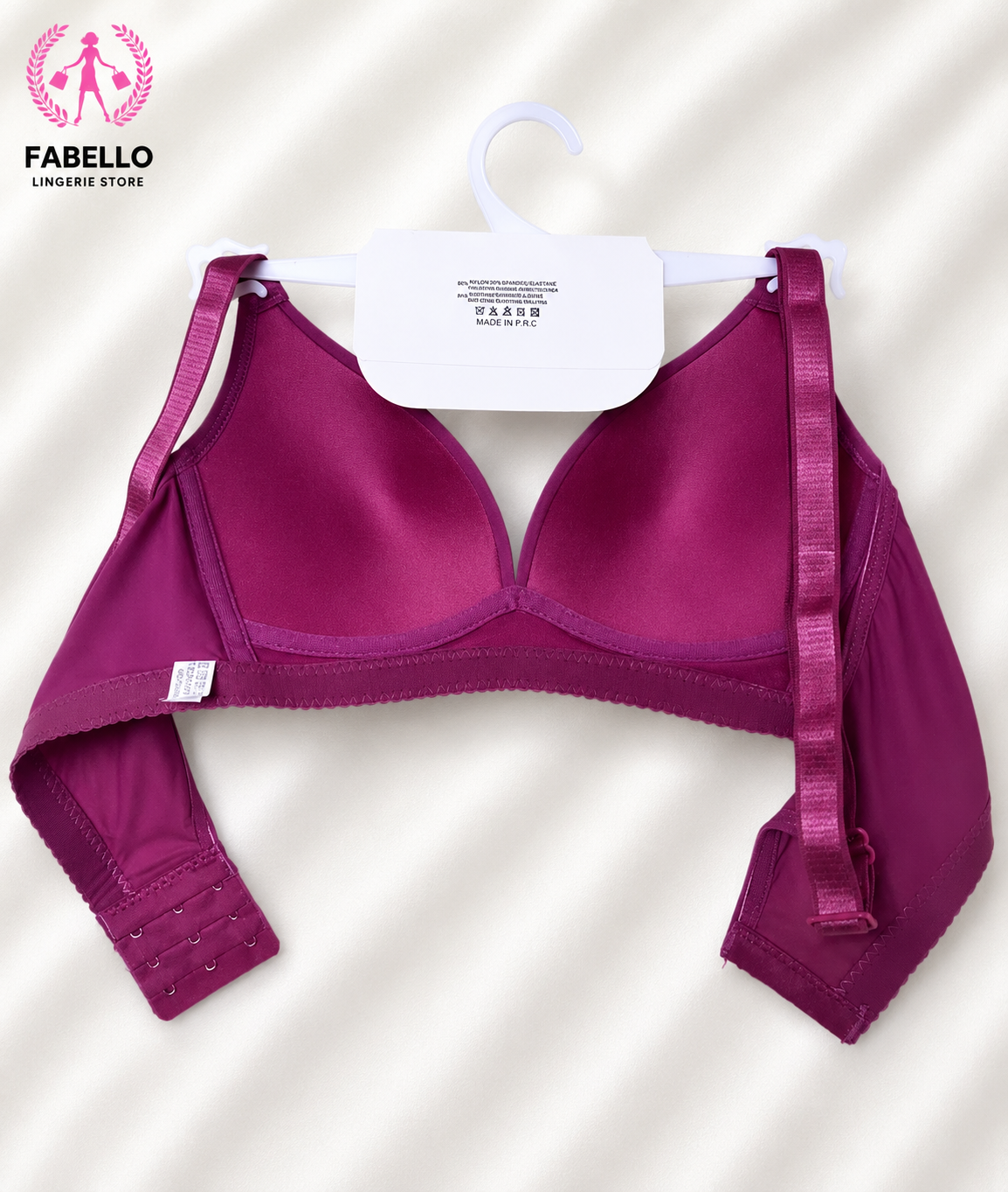Women’s Single Padded Wired Demi Cup Bra Maroon Regular Wear Bra